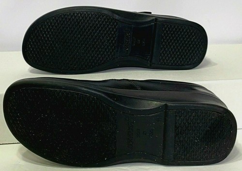 Ana Tech Women's Size 10 Occupational Shoe with Buckle Orthopedic Black Leather  - Picture 9 of 11