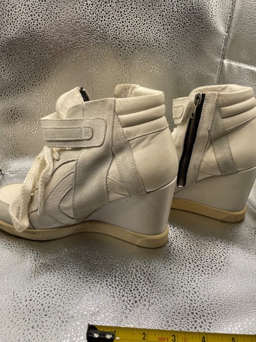 Topshop Leather & Suede Wedge Lace up, Zip up Boots size 40 6/7 - Picture 17 of 19