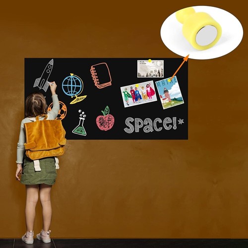 New Dry Wipe Magnetic Board White&Black Board Memo Notice For Office School Home - Picture 15 of 23