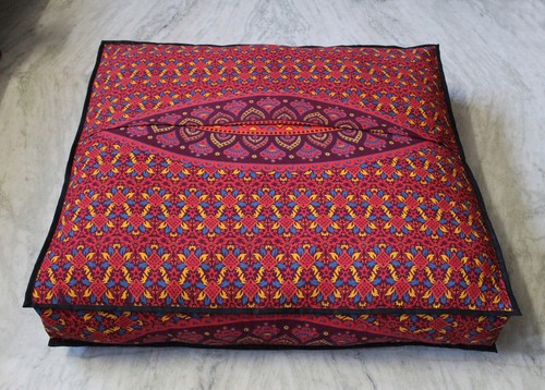 Bohemian Mandala Cushion Cover Large 35" Square Decorative Pillow Case Throw - Picture 4 of 4
