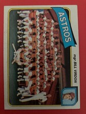 1980 TOPPS #82    HOUSTON ASTROS TEAM CHECKLIST    040123
