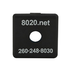 80-20-Inc-10-Series-Black-ABS-Plastic-End-Cap-w-Fastener-for-1010-2015-N