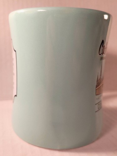 Cafe Du Monde, New Orleans Souvenir Heavy Ceramic Rare Mint Green Coffee Cup - Picture 4 of 9