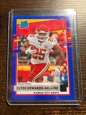 A122,229 - 2020 Donruss Press Proof Blue #321 Clyde Edwards-Helaire RR