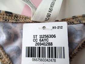 VICTORIA'S SECRET PINK High Leg Cotton Micro Thong Panty S M L XL Leopard VS NWT
