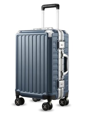 Zipperless Luggage with Spinner Wheels Polycarbonate Carry-On 20