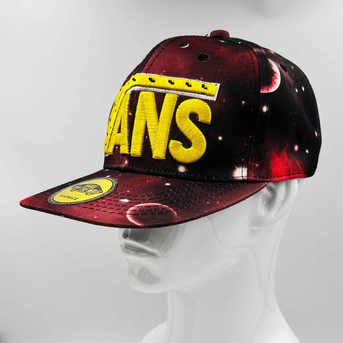 Vans - Baseballmütze Sommer breite flache Krempe bestickt | buntes Galaxy Patt... - Bild 2 von 4