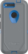OtterBox DEFENDER Series Rugged Case w/ Holster for Google PIXEL (5")- GREY/BLUE