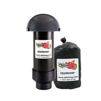 Vent Stack Pipe Filter 2'' Mushroom Cap and Activated Carbon Mesh Replacement ...