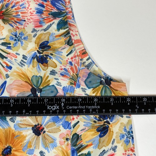 RipSkirt Sun Dress Women XL Colorful Floral Knee Sleeveless Beach Hawaii Pockets - Picture 9 of 11
