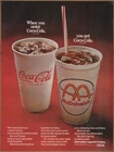 1968 Coca Cola McDonald's Vintage Print Ad When You Order a Coke You Get a Cola