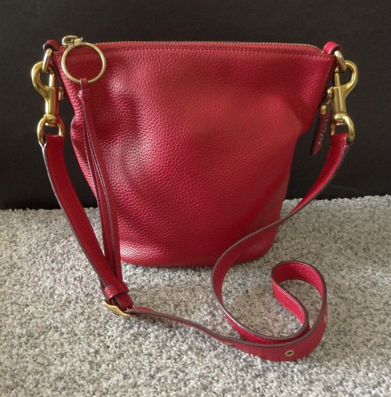 Coach 1941 Duffle 20 Glovetanned Pebbled Leather Jasper Red 29259 Coach 1941 Duffle 20 Glovetanned Pebbled Leather Jasper Red 29259