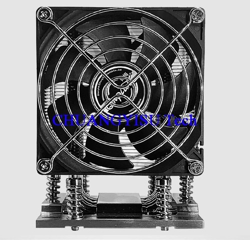 For EPYC 9004 4U CPU Socket SP5 Heatsink Fan with 6 copper tube,(up to 400W) - Picture 2 of 4