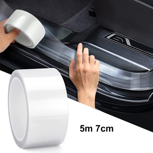 Accessories Transparent Vinyl Car Door Sill Scuff Covers Plate Stickers For Audi - Picture 12 of 19