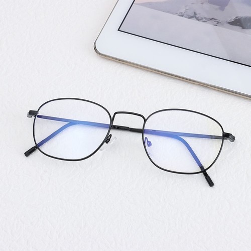 Anti-Blue Light Glasses Computer Goggles Ultra Light Frame Metal Eyeglasses - Picture 6 of 17
