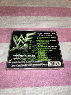 RARE 1999 WWF/WWE FEDERATION (THE MUSIC) VOL #4 ENTRANCE THEME