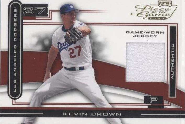2003 Playoff Piece of the Game - Kevin Brown #POG-56 - 1 of 1