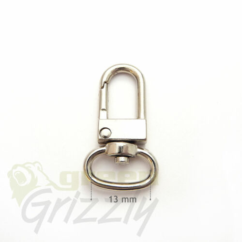 Broches de langosta clips giratorios gatillo ganchos a presión bolsa llavero hallazgos AJO - Imagen 7 de 8