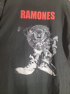 Vintage RAMONES Its Alive T-shirt XL rare Punk Rock Death