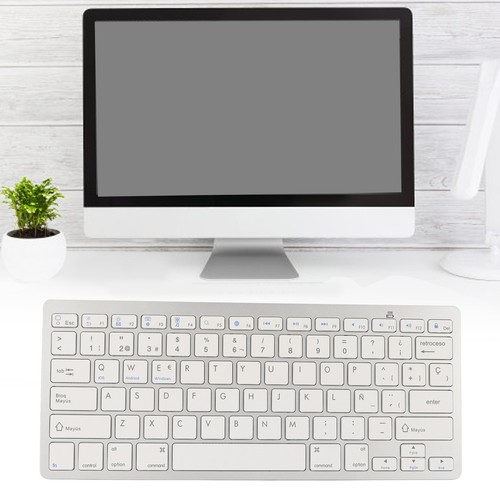 Mini Wireless Keyboard Spanish Language Ultra Slim Scissor Mechanism Keyboa Fit - Picture 22 of 23