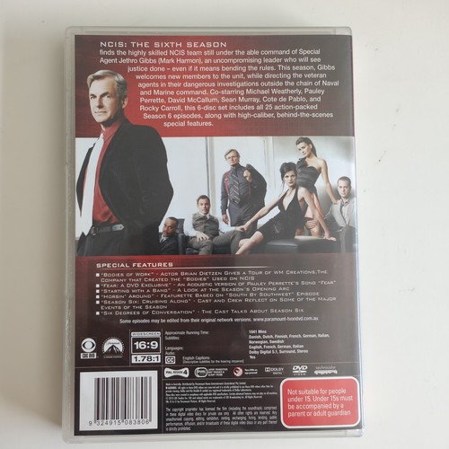 NCIS DVD Season 6 (2010 : 6 Disc Set) Region4 naval military drama mystery - Picture 7 of 10
