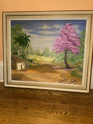 Original Oil Painting On Canvas By Venezuelan Artist W Casanova 1986 (Signed)
