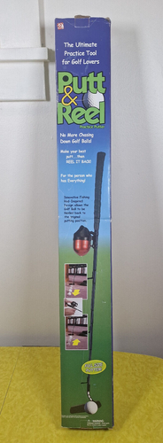 Vtg NOS Gemmy Putt & Reel Golf Putter Fishing Pole Novelty Gift in Box 31244 - Picture 5 of 18