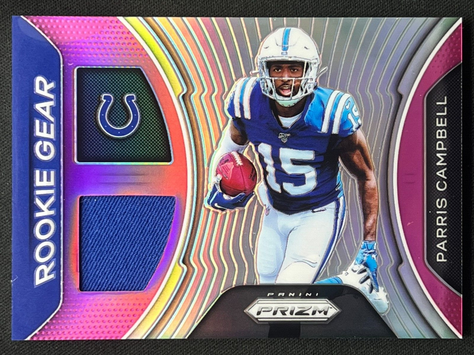 Parris Campbell Panini Prizm Rookie Gear #RGPC Pink