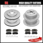 Front & Rear Rotors Brake Pads for Lexus RX330 RX350 RX400h Toyota Highlander