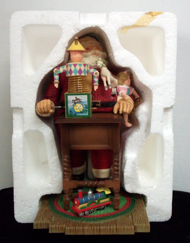 1985 Enesco Thomas Nast Santa Claus #55549 Musical Figurine in Box