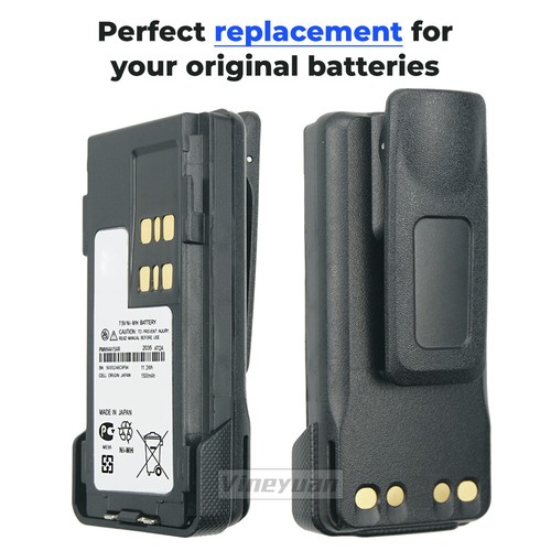 5PC 1500mAh PMNN4415AR Ni-MH Bateria do radia Motorola XIR P8660i XIR P8668i - Zdjęcie 5 z 12