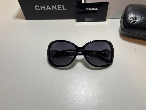 Chanel Women’s Black Sunglasses (5127) W/ Case&Box. Preowned - Picture 5 of 20