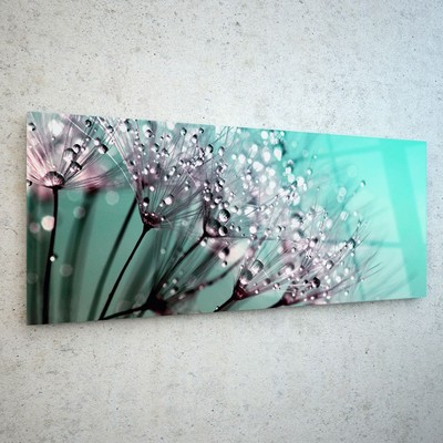 ANY SIZE Wall Art Glass Print Canvas Picture Spring Dew Flowers Floral p132419