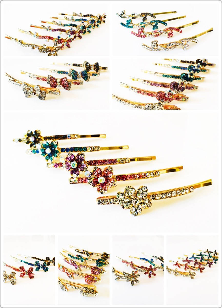 USA SELLER Bobby Pin Rhinestone Crystal Hair Clip Hairpin