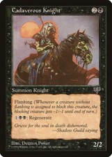 Mirage Cadaverous Knight MTG Magic the Gathering NM