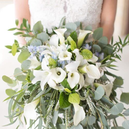 Calla Lily Bridal Wedding Artificial Fake Flowers Party Decor Bouquet PU Real... - Picture 5 of 9