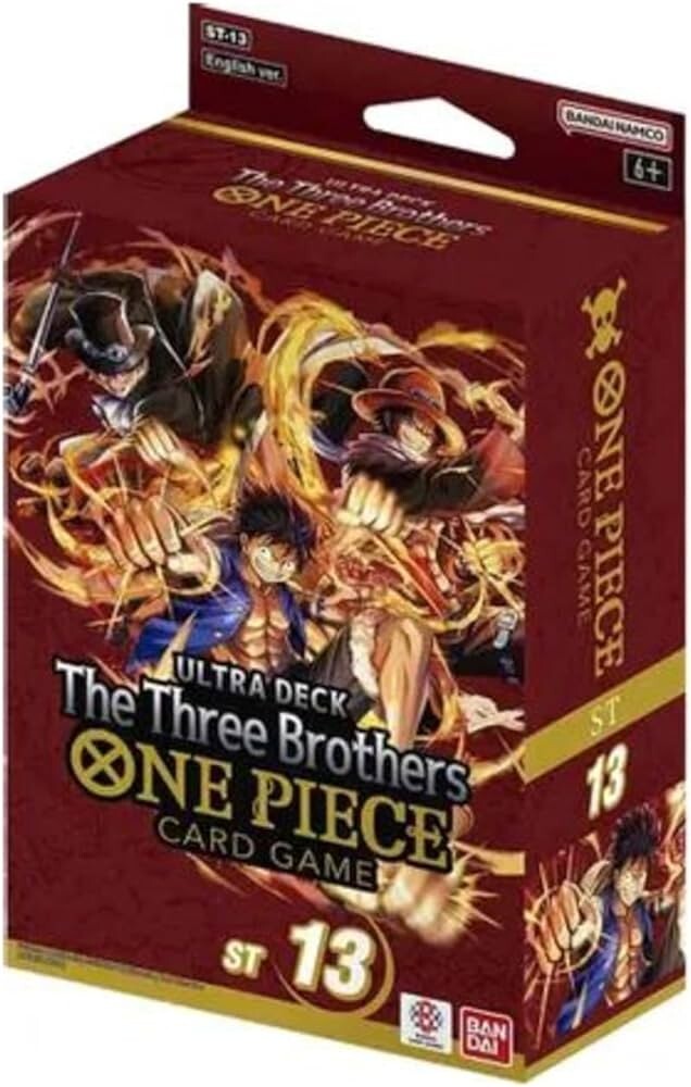 One Piece TCG Ultra Deck THE THREE BROTHERS ST13 ST-13 - ENG ENGLISH
