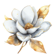 Adesivo murale adesivo acquerello primavera magnolia wall stickers