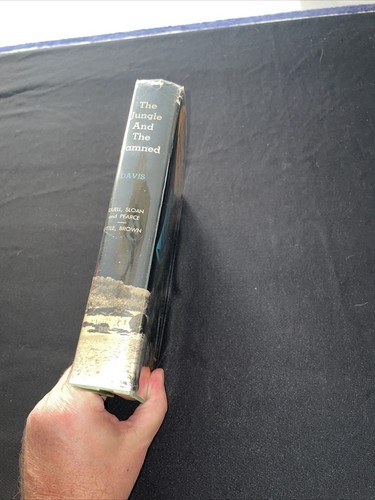 vtg Brazil Expedition HASSOLDT DAVIS ~ THE JUNGLE AND THE DAMNED 1ST HC DJ 1952 - Bild 2 von 13