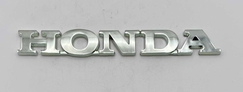 Honda Chrom Kunststoff selbstklebendes 3D Emblem - 150 mm x 18 mm