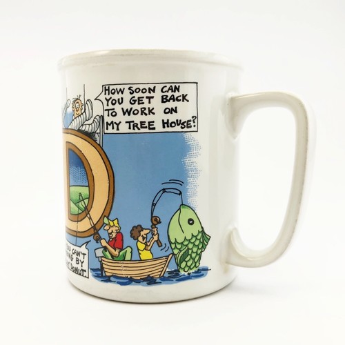 Taza vintage de papá vida taza día del padre cómic café cerámica novedad regalo - Imagen 5 de 11
