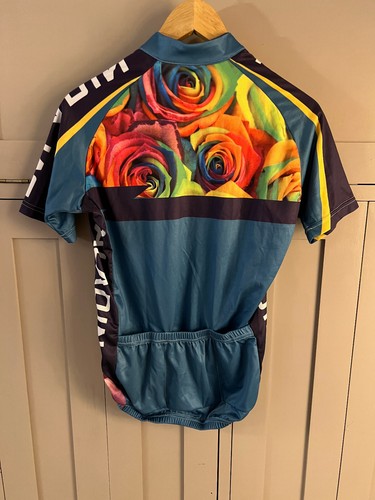 Paladin Happy Cycling Damen Radtrikot | Blau/Gelb/Rot | Medium | Neu - Bild 2 von 10