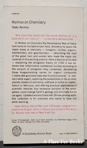 Asimov On Chemistry By Isaac Asimov - 2nd Pb Printing - Picture 3 of 3