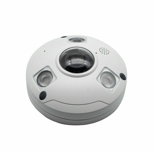 Hikvision Compatiable PoE IP/Network 8MP Fisheye Lens Camera In 2-Way Audio New - Picture 2 of 4
