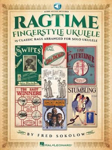 Thumbnail - Ragtime Fingerstyle Ukulele: 15 Classic Rags Arranged For Solo Ukulele