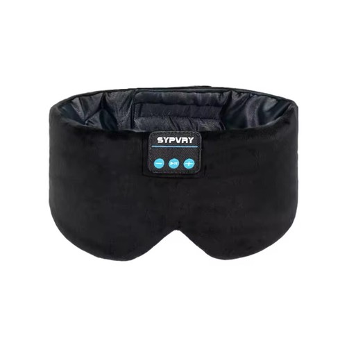 Bluetooth Sleep Headphones Eye Mask Wireless Blackout for Side Sleepers Travel - Zdjęcie 12 z 16