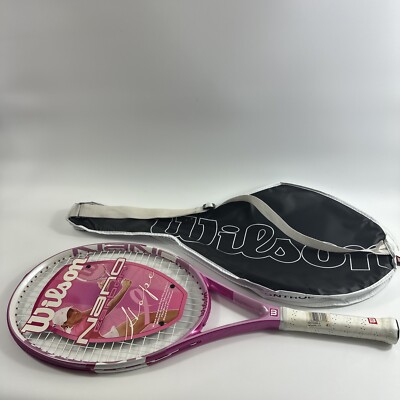 Tennis Racquet L2 (4 1/4) Wilson HOPE Breast Cancer Awareness Nano Carbon w/ bag