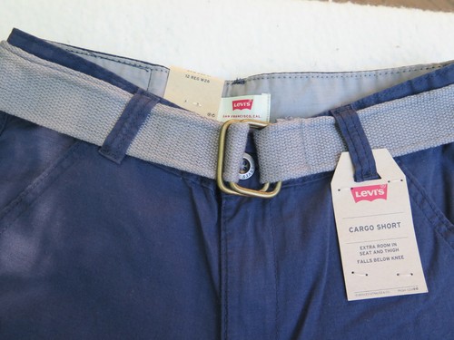 Levi's Little Boys' Westwood Cargo Blue Shorts - Size 4 REG - NWT - MSRP$40.00 - Picture 2 of 11