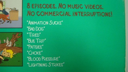 Beavis and ButtHead Feel Our Pain VHS 1996 MTV Animation Adult Cartoon MikeJudge - Foto 7 di 12