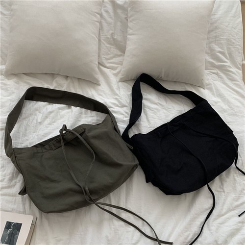 Men Women Street Bandage Crossbody Bag Large Capacity Messenger Bag Student - Imagen 6 de 17
